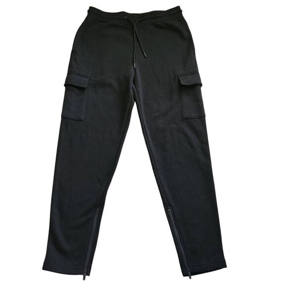 CSG Champs Joggers Sweatpants Mens Large Cargo Black Athleticwear Gym Workout Lo - Picture 2 of 4